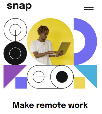 Image about snap webpage project.